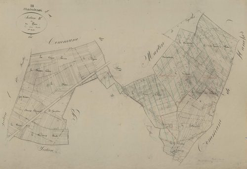 Section B, le Parc, feuille 1.