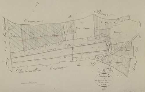 Section D, la Garenne, la Folie et les Voûtes, feuille 2.