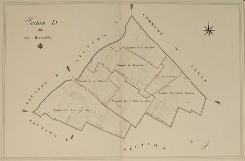 Section D, les Rentevilles, en une feuille.