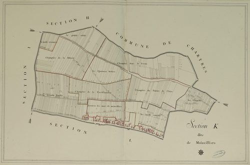Section K, Mainvilliers, en une feuille.