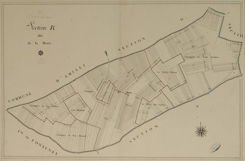 Section R, la Motte, en une feuille.