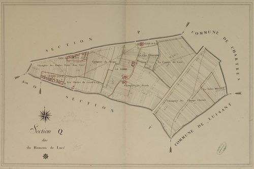 Section Q, le Hameau de Lucé, en une feuille.