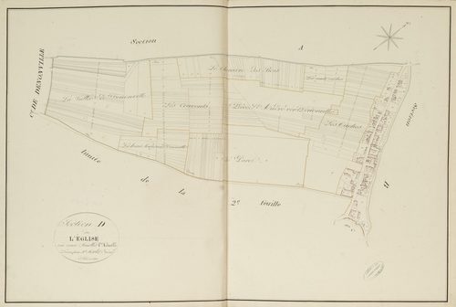 Section D, l'Eglise, feuille 1.