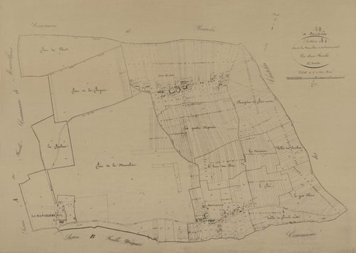Section A, la Mancelière et Montmurault, feuille 2.