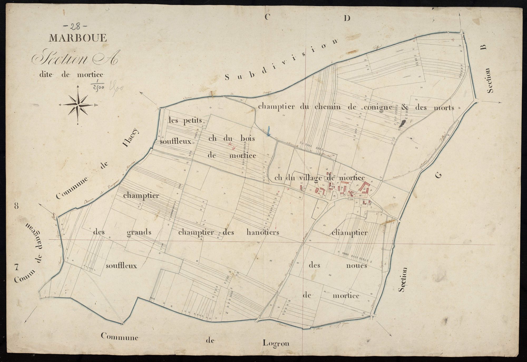 Section A, Mortiée.