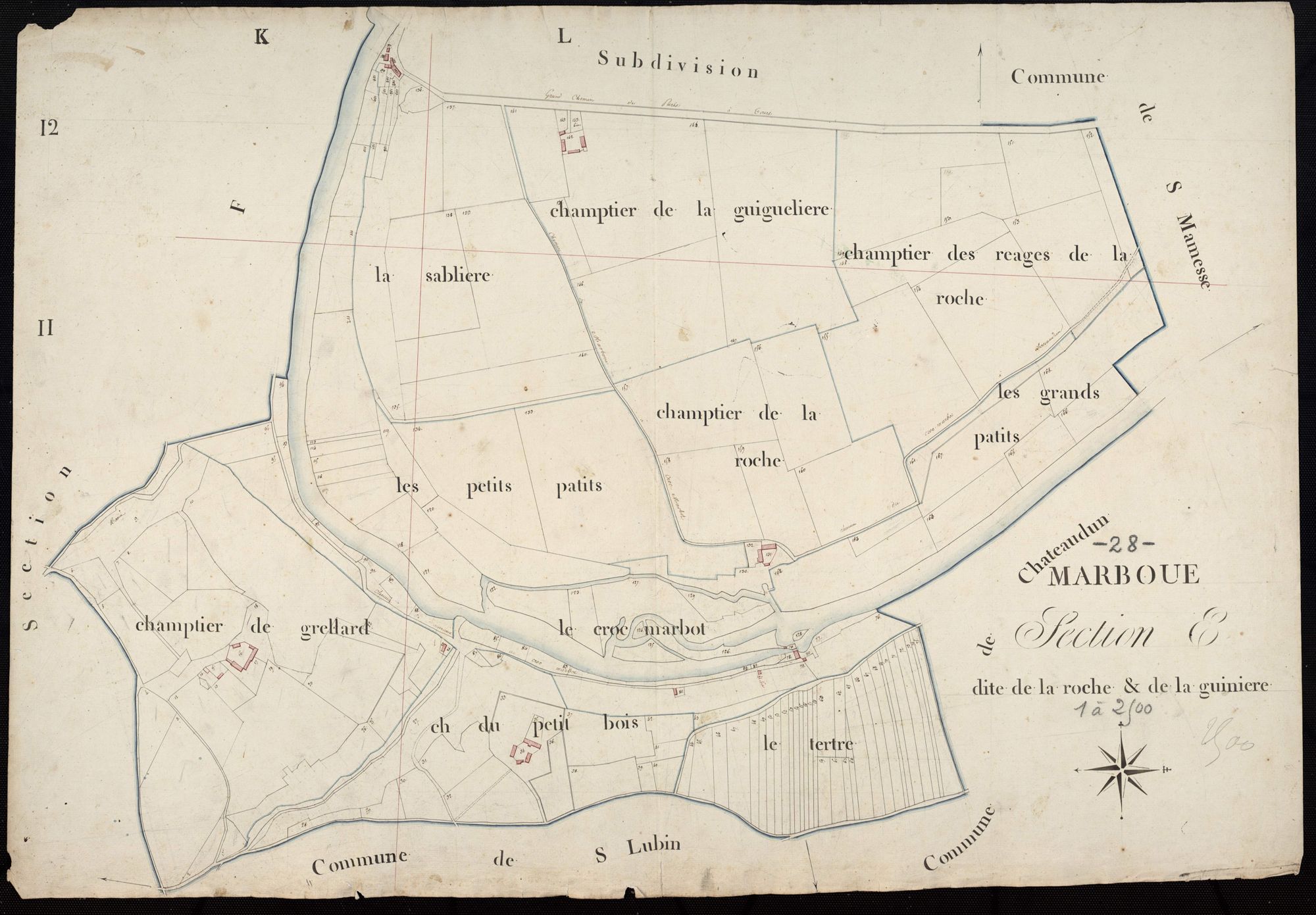 Section E, la Roche et la Guinière.