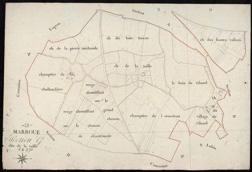 Section G, la Taille.