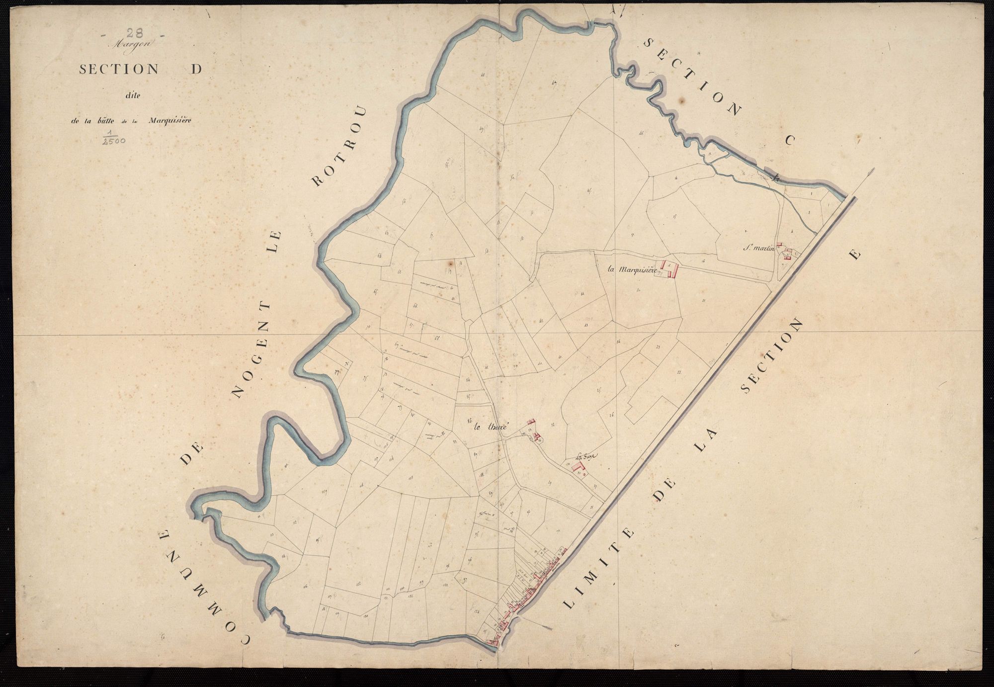 Section D, la Bûtte de la Marquisière.