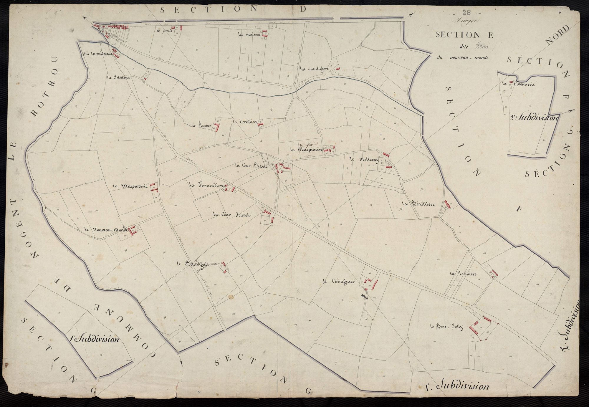 Section E, le Nouveau-Monde.