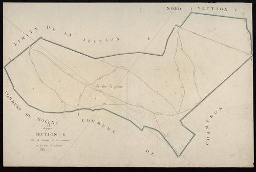 Section G, le Domaine de la Couronne ou des Bois de Pèrchets.