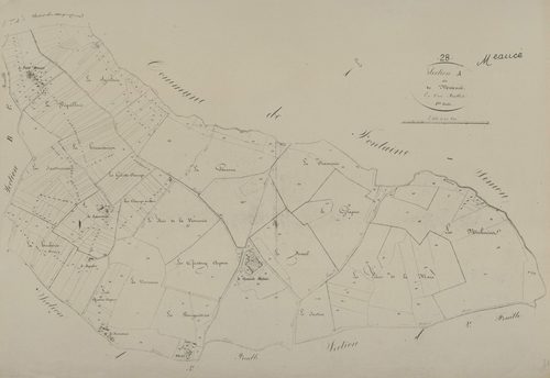 Section A, Meaucé, feuille 1.