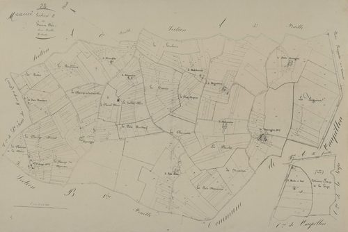 Section B, le Haut-Bois, feuille 2.