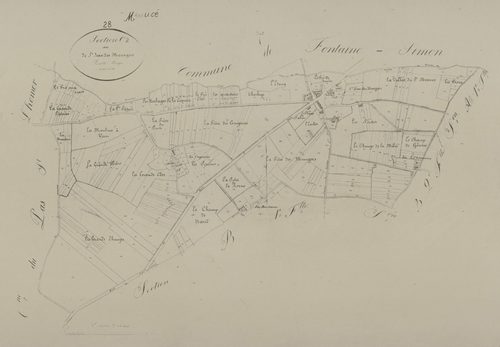Section C, Saint-Jean-des-Meugers, feuille 2.