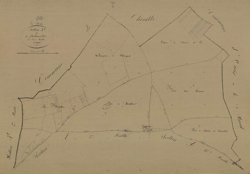 Section A, Chublainville, feuille 1.