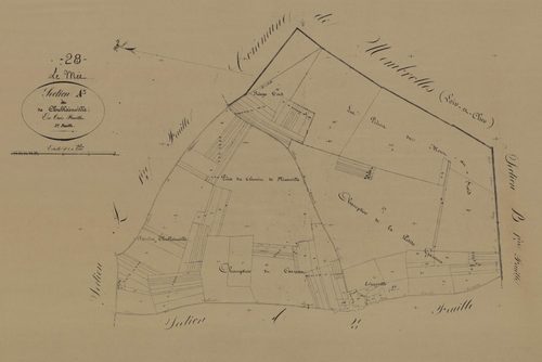 Section A, Chublainville, feuille 3.