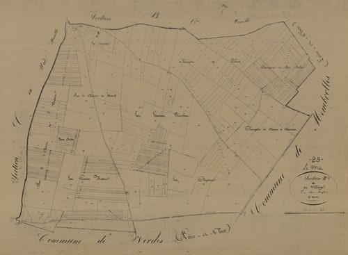 Section B, le Village, feuille 2.