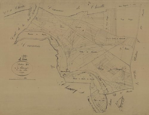 Section D, la Mottraye, feuille 1.