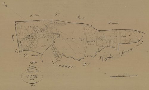 Section D, la Mottraye, feuille 2.