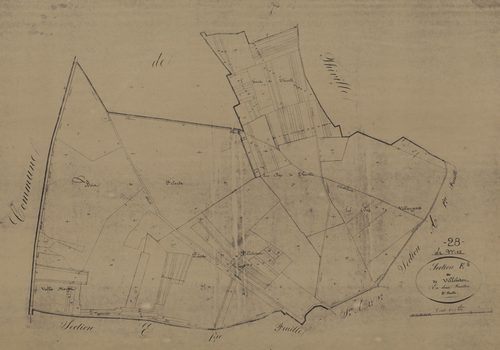 Section E, Villebéton, feuille 2.
