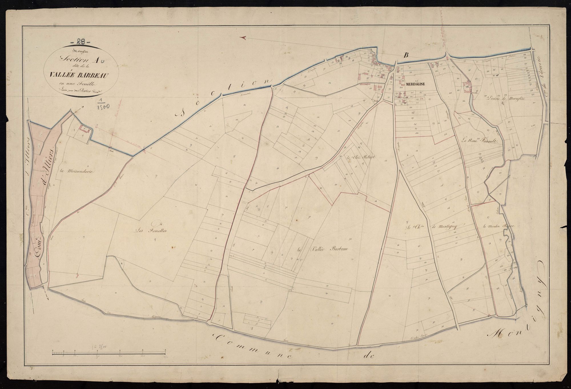 Section A, Vallée Barbeau, en une feuille.