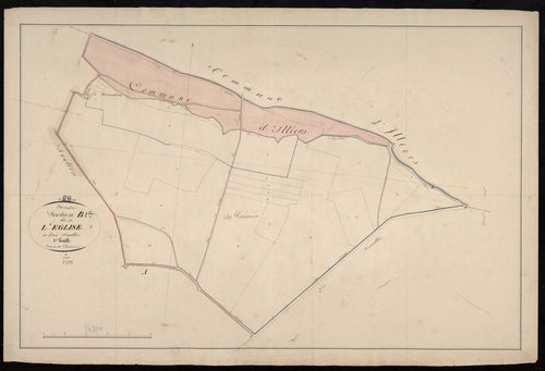 Section B, l'Eglise, feuille 1.