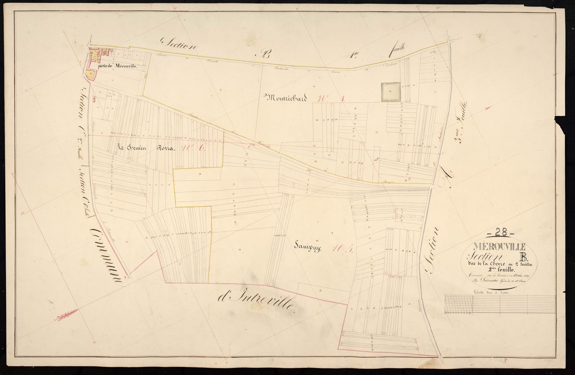 Section B, la Chèvre, feuille 2.