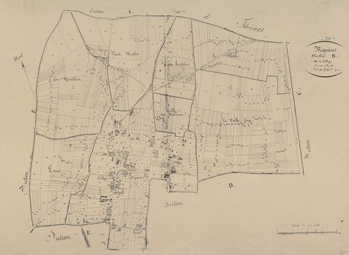 Section B, le Village, en une feuille.