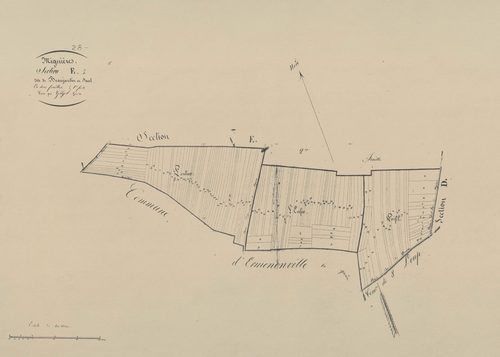 Section E, Beaujardin et Facel, feuille 1.