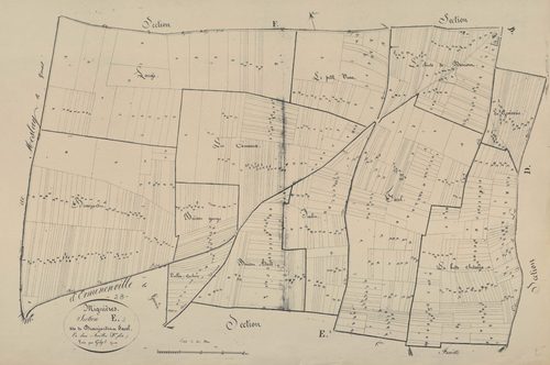 Section E, Beaujardin et Facel, feuille 2.
