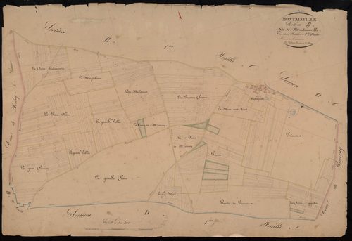 Section B, Montainville, feuille 2.