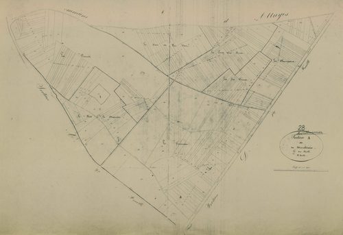 Section A, Montboissier, feuille 3.