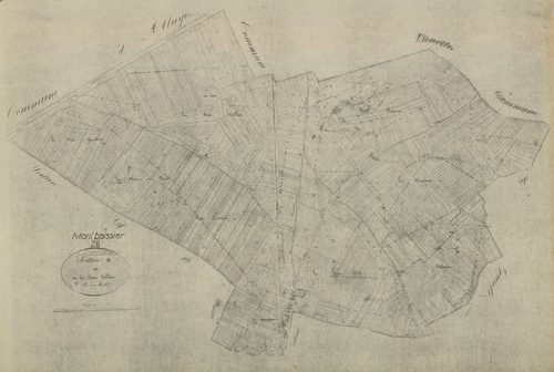 Section B, la Fosse Vallière, en une feuille.