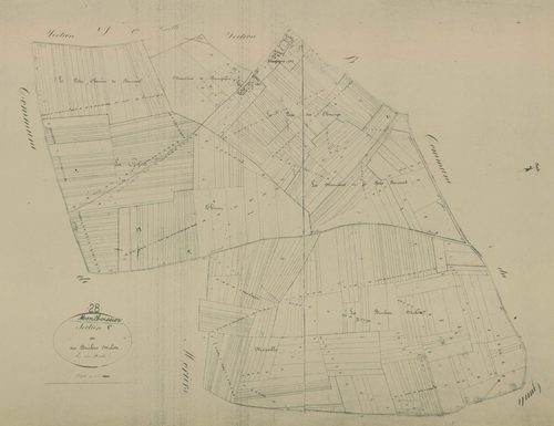 Section C, les Broches Mulots, en une feuille.