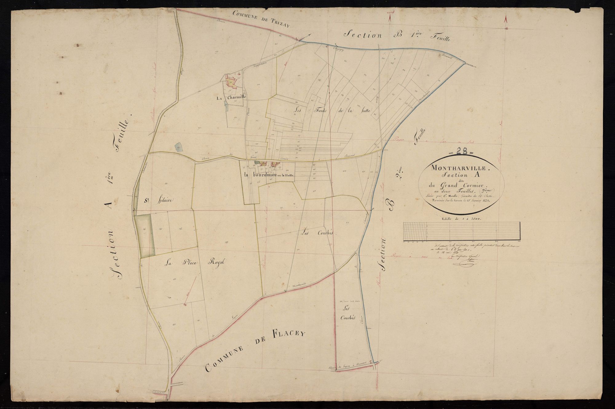 Section A, le Grand Cormier, feuille 2.