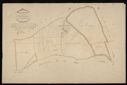 Section A, le Grand Cormier, feuille 1.