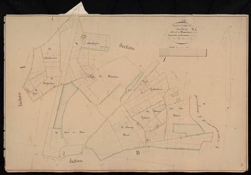 Section A, la Picarderie, feuille 3.