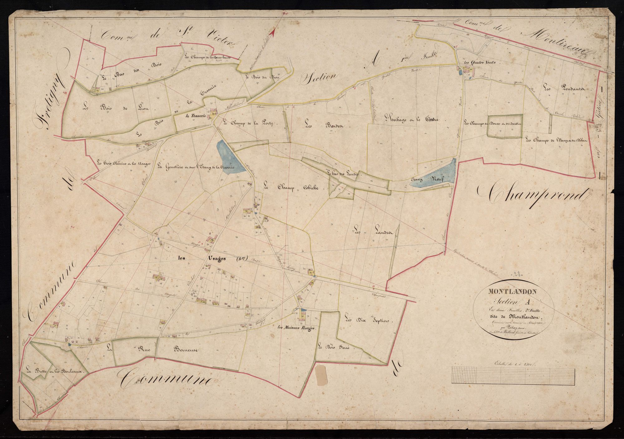 Section A, Montlandon, feuille 2.