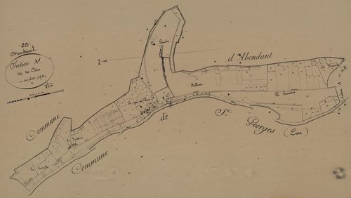 Section A, les Côtes, feuille 1.