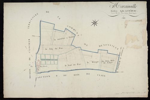 Section A, le Château, en une feuille.