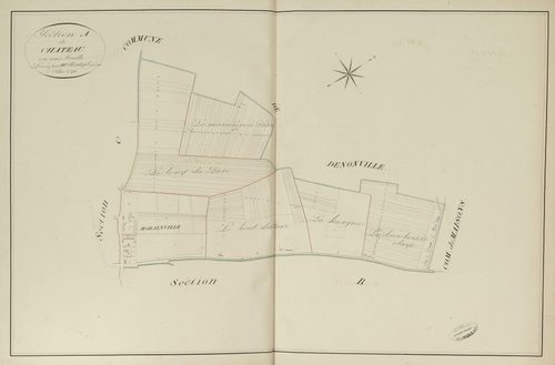 Section A, le Château, en une feuille.