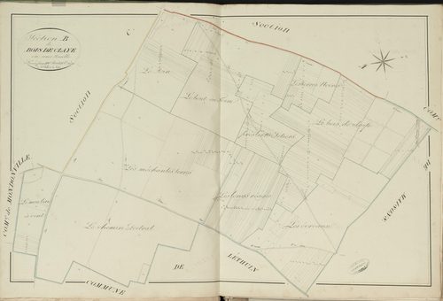Section B, le Bois de Claye, en une feuille.