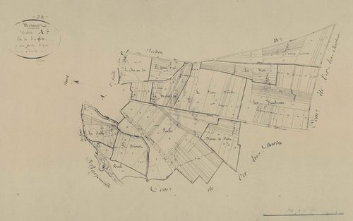 Section A, l'Eglise, feuille 1.