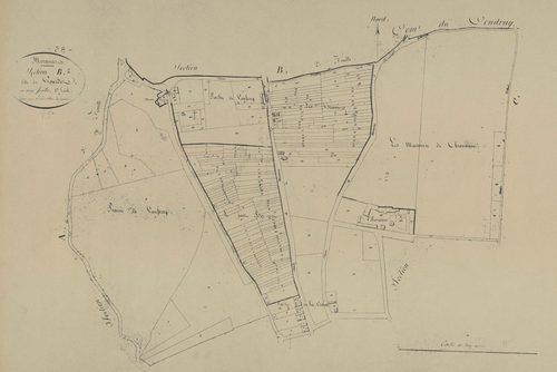 Section B, Gourdez, feuille 1.