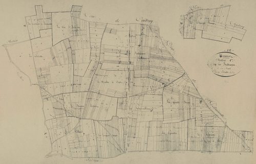 Section C, les Radereaux, en une feuille.