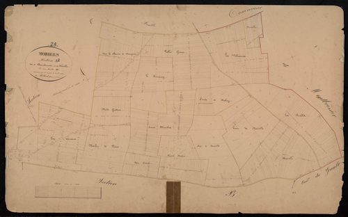 Section A, Chambonneau et Moiville, feuille 2.