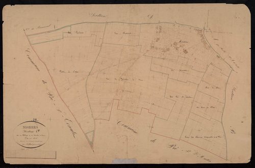 Section C, le Village et le Moulin à vent, en une feuille.