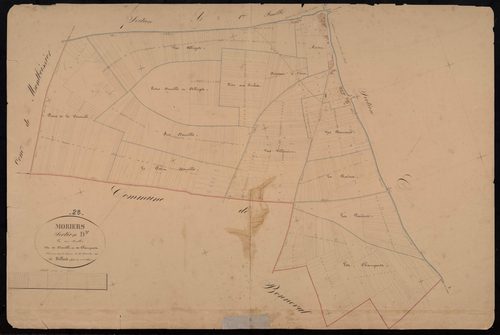 Section D, Douville et les Champarts, en une feuille.