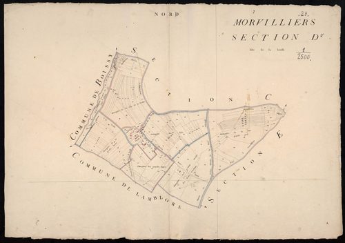 Section D, la Brosse, en une feuille.