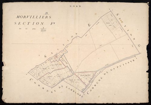 Section F, les Pleins, en une feuille.
