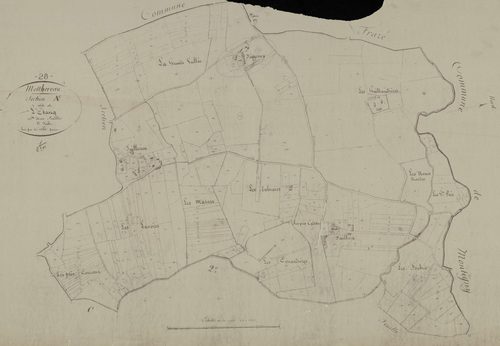 Section A, l'Etang, feuille 1.